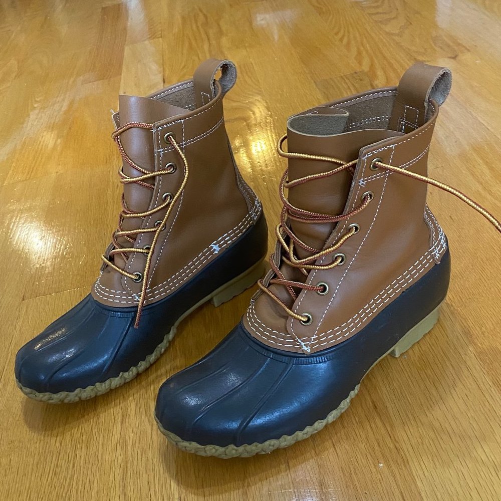 L.L. Bean Men's 8-Inch Bean Boots Tan / Brown 7